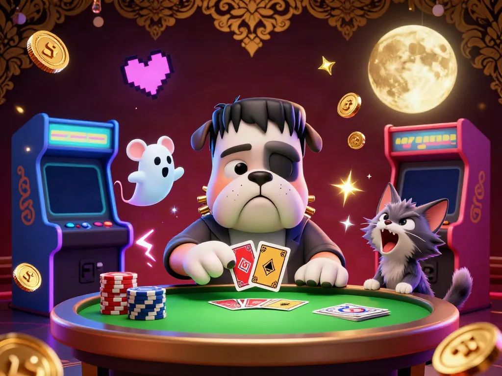 Nhatvip offers thrilling card games with a limited-edition spooky illustration featuring unique characters.