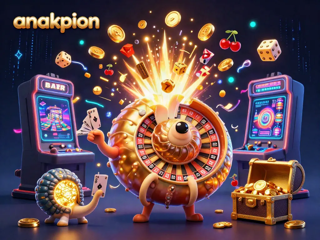 Experience exciting gameplay at Anakpion with vibrant casino games and jackpot elements.