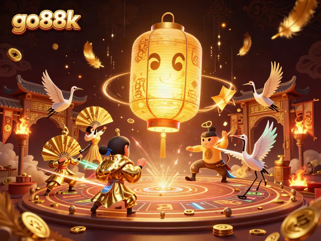 Experience thrilling gaming with go88k's vibrant night market casino scene.