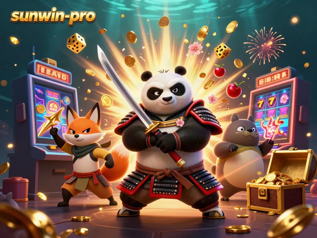 Experience big wins at sunwin-pro with a thrilling jackpot explosion from a dynamic slot machine.