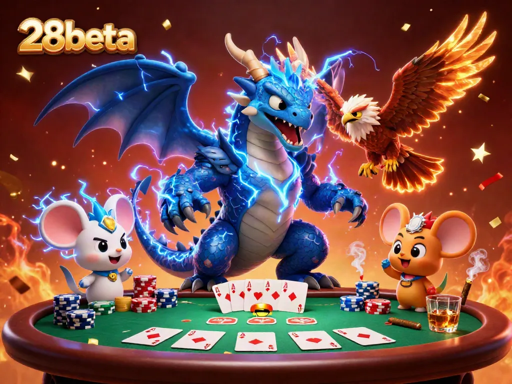 Experience gaming excitement with 28beta featuring dynamic characters and vibrant casino elements.