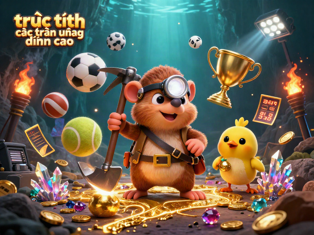 Bet on trực tiếp các trận cầu đỉnh cao with dynamic sports visuals and a treasure hunt theme