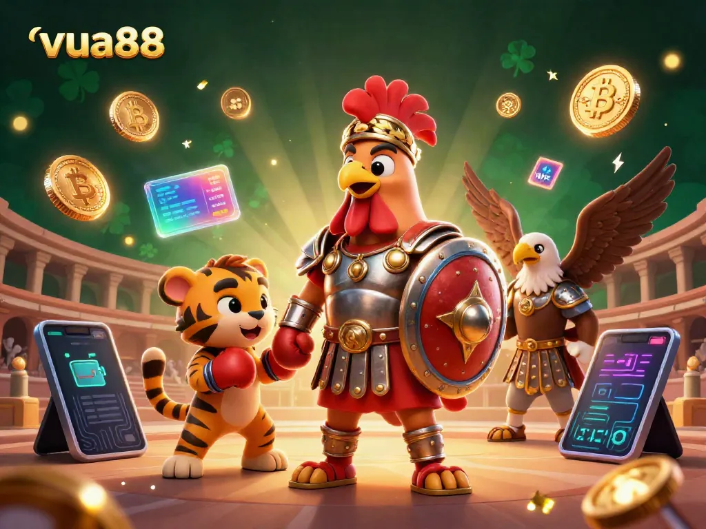 Experience excitement at vua88 with our vibrant 3D casino illustration showcasing thrilling betting adventures.