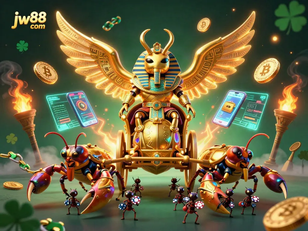 Experience thrilling gameplay at jw88 com with vibrant casino elements, showcasing an energetic scene.